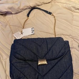 Dark Denim Zara Handbag